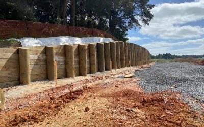 Retaining walls for some great local companies and projects around Franklin.